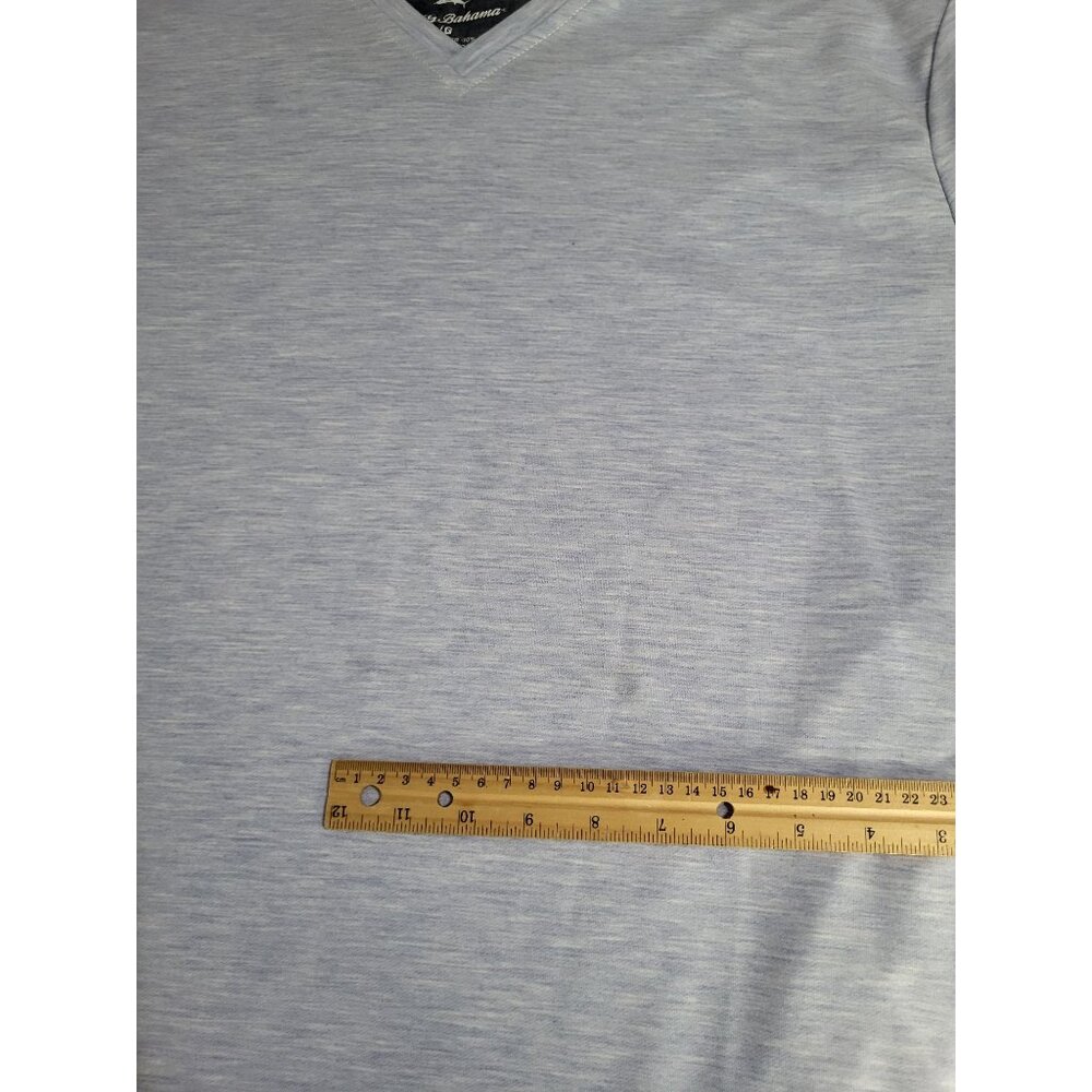 Tommy Bahama Men’s LG Coasta Vera V-Neck Short Sleeve T Shirt Blue Resort - Picture 6 of 7